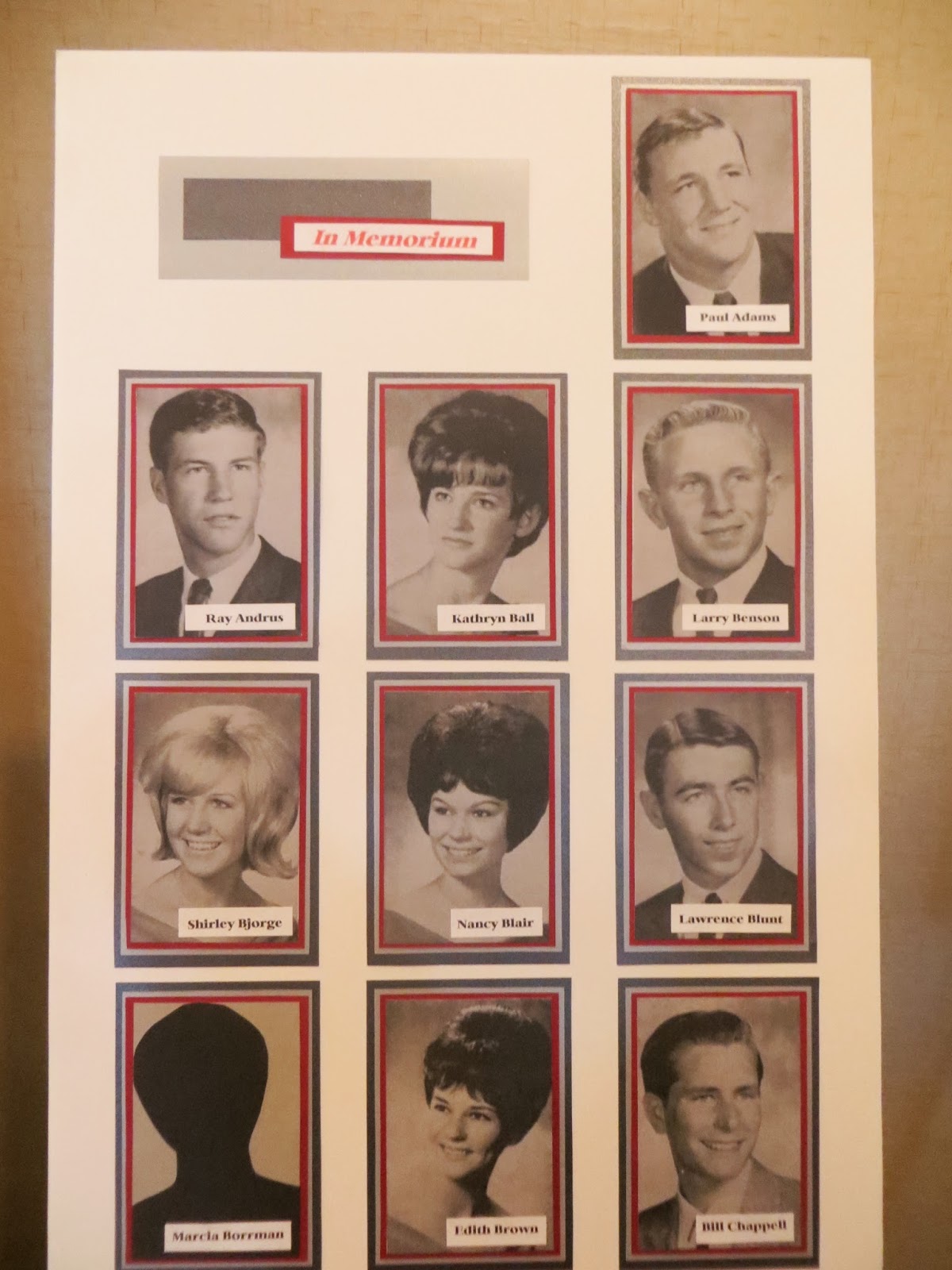Savanna High School News - Class of '64 : For Those We lost
