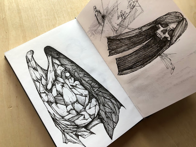JAKE KEELER ART - A Flip Through the Sketchbooks JAKE KEELER ART - A Flip Through the Sketchbooks