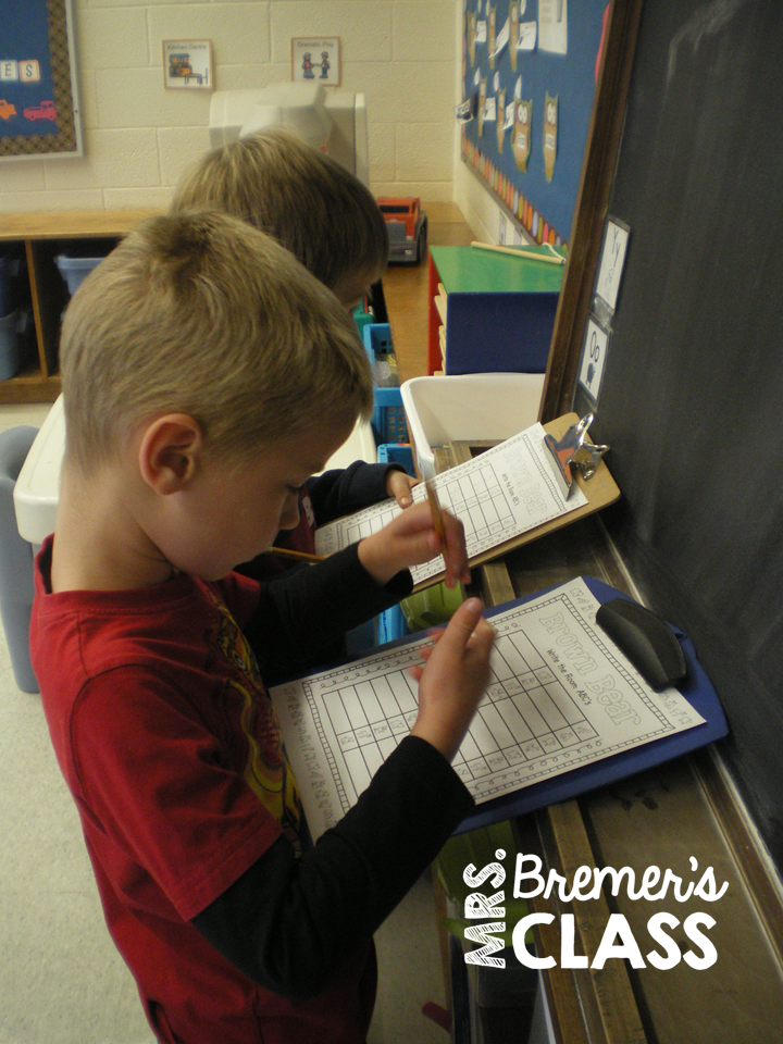 Literacy Center Activities for Kindergarten | Mrs. Bremer's Class