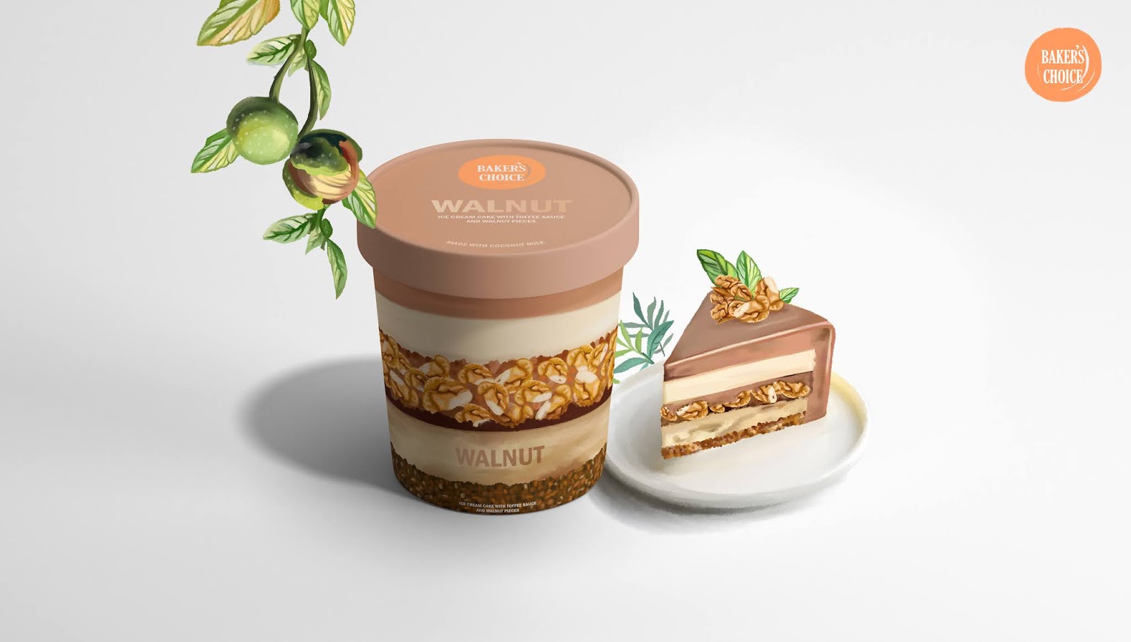 Bakers Choice Ice Cream Cakes Packaging Of The World