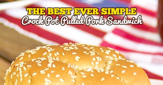 Best Ever Simple Crockpot Pulled Pork Sandwich (New Video)