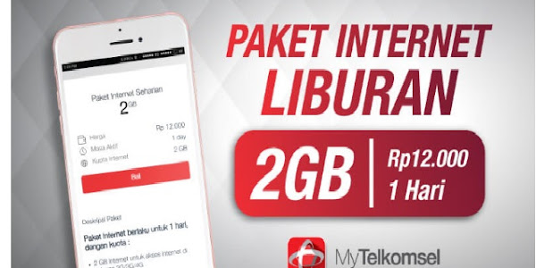 Paket internet Telkomsel 2gb  Weekend