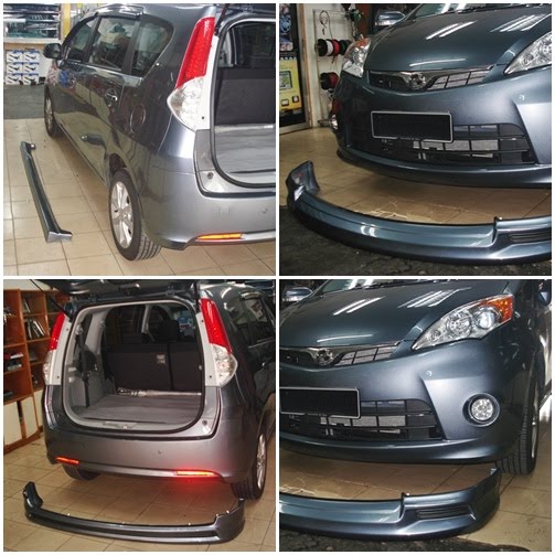 Star Level Auto Accessories Perodua Alza SE bodykits, Original material ABS