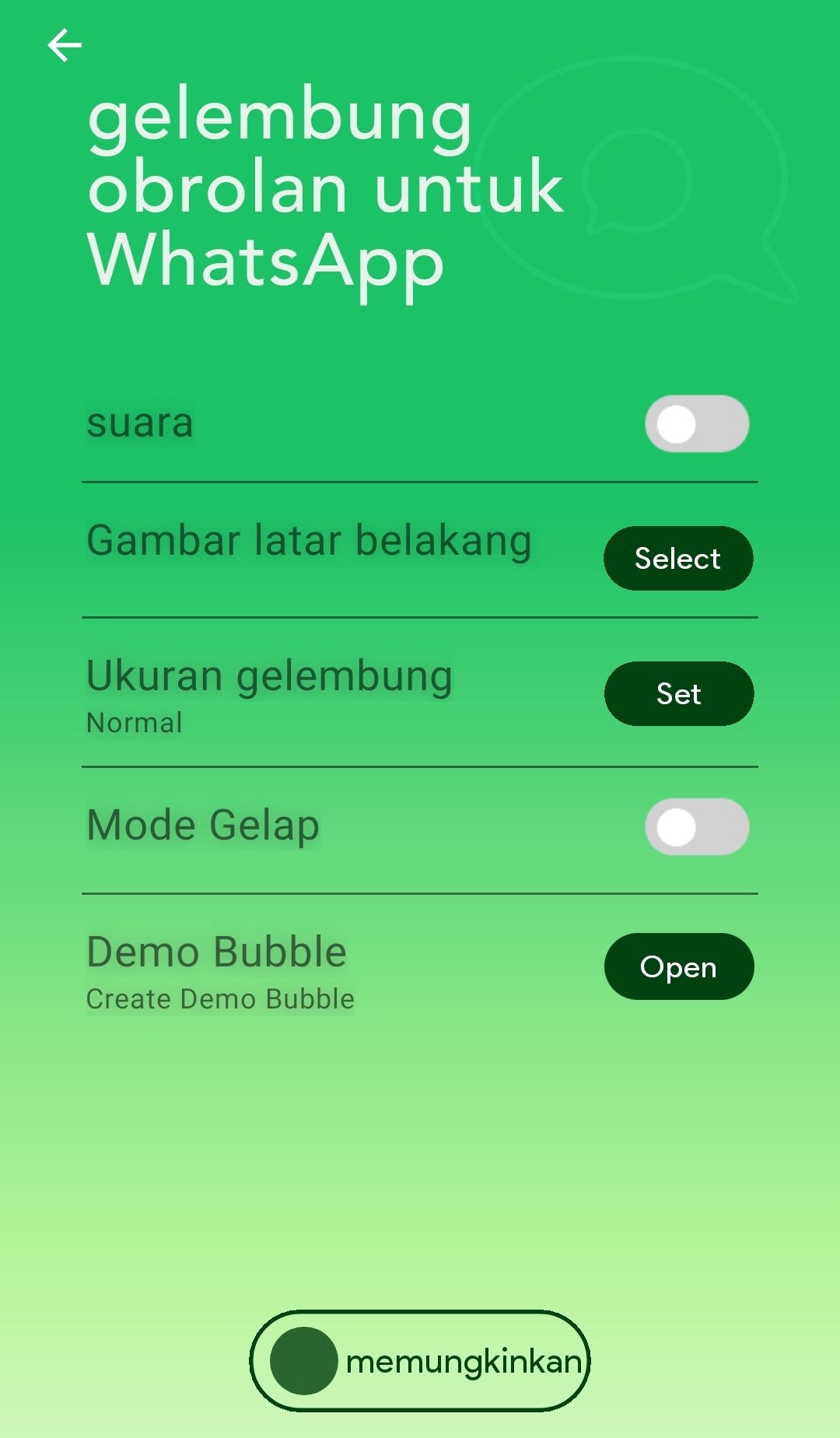 Cara Membuat Bubble Chat WhatsApp seperti di Messenger