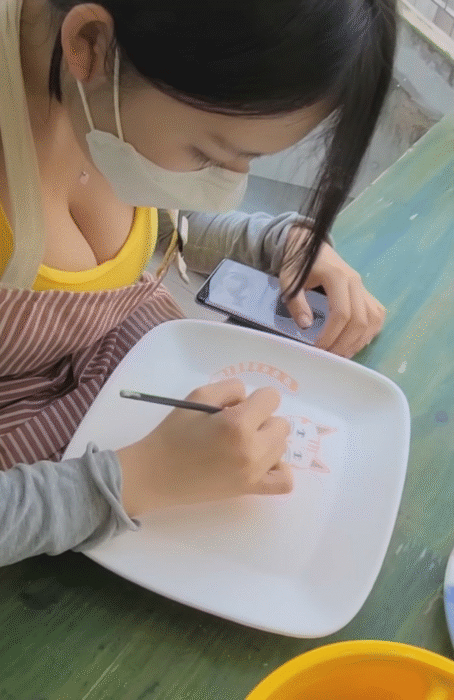 도자기 만들러간 큰가슴 ㅊㅈ 가슴골