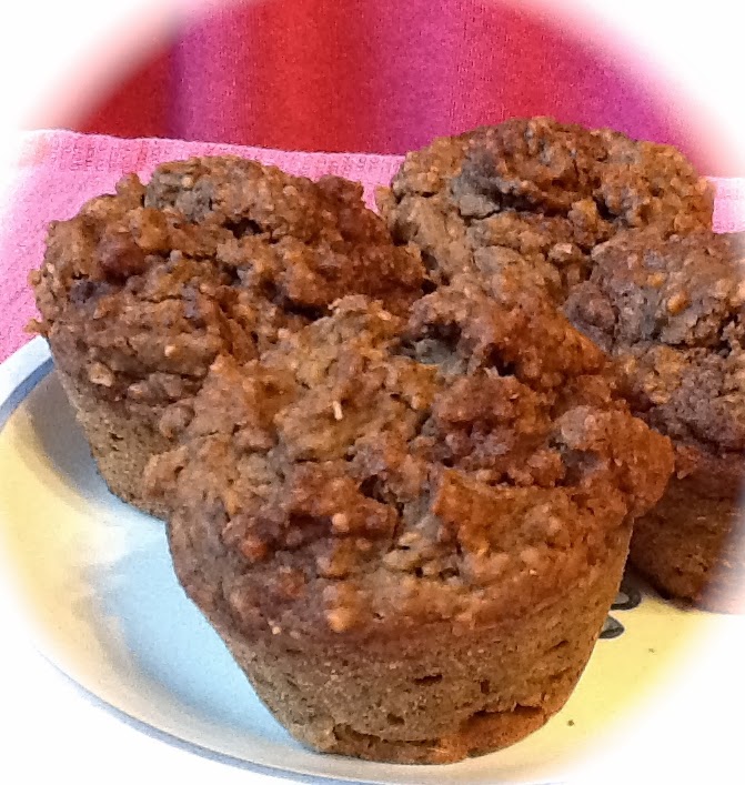PinkVegan Apple Oat Bran Muffins (GF)