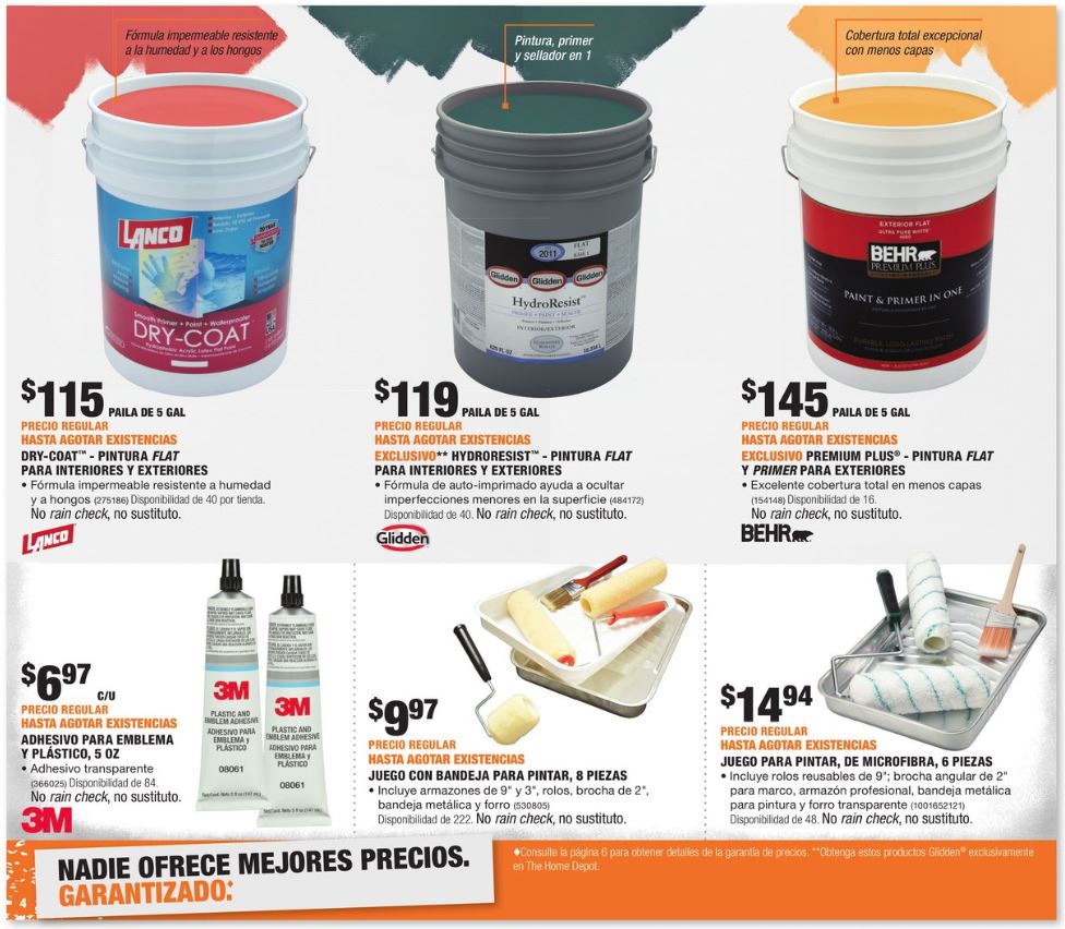 Ahorros Diarios Usando Cupones Especiales en las tiendas The Home