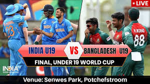 India vs Ban U19 World Cup 2020 final live score