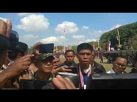 Serka Dewa Astawa Sukses Lari Keliling Pulau Bali