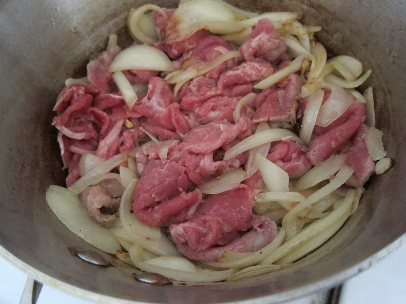Dinner wa? beef stroganoff (japanese style)