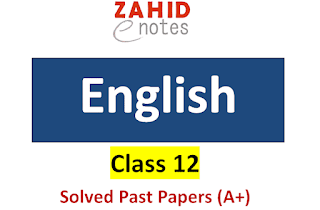 2nd year english solved past papers A+ notes pdf download