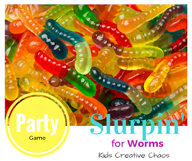 Fun Birthday Party Game for Teens: Slurpin' for Worms