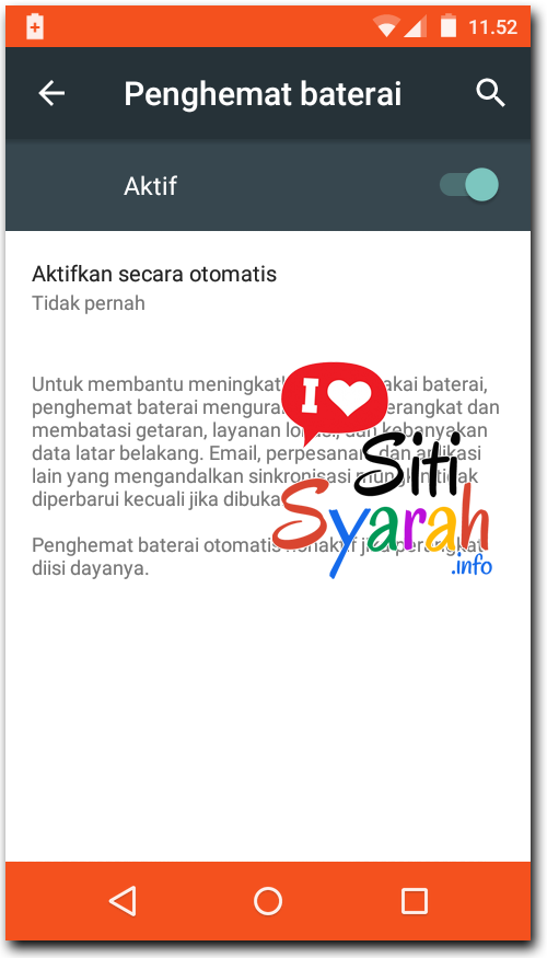 solusi baterai android cepat habis