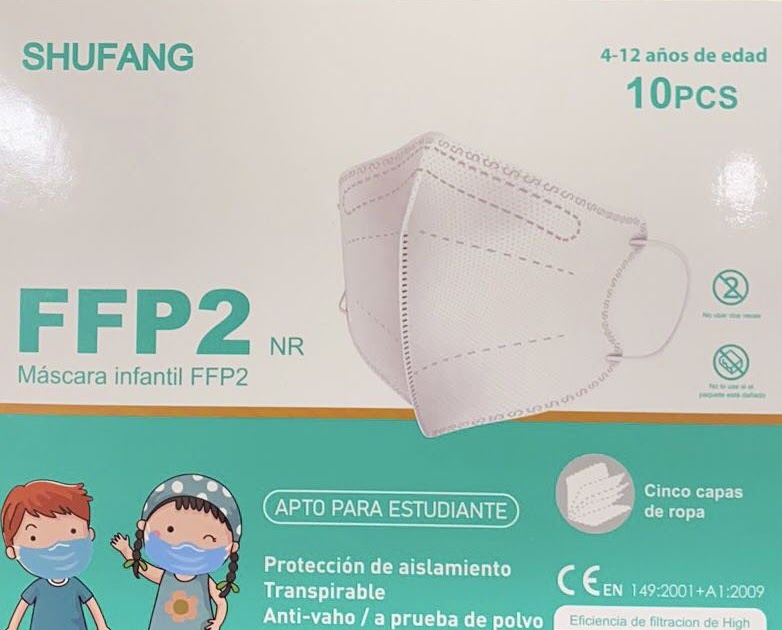 SHUFANG 10PEZZI X Mascherina FFP2 Bambino INGROSSO CINESE NAPOLI