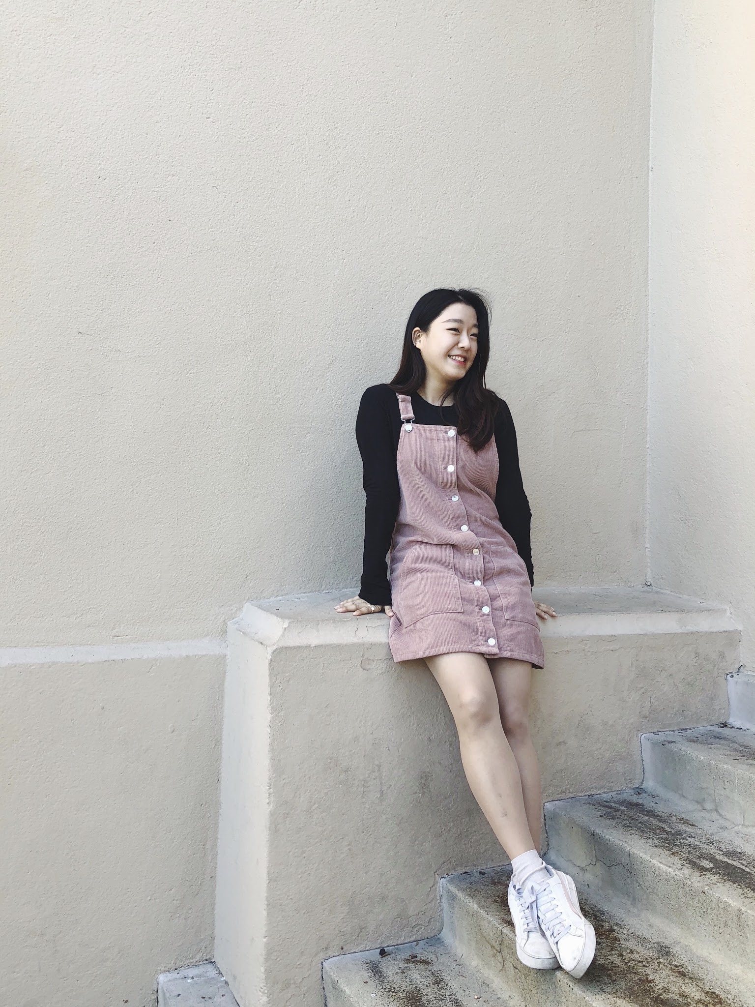 blush overalls