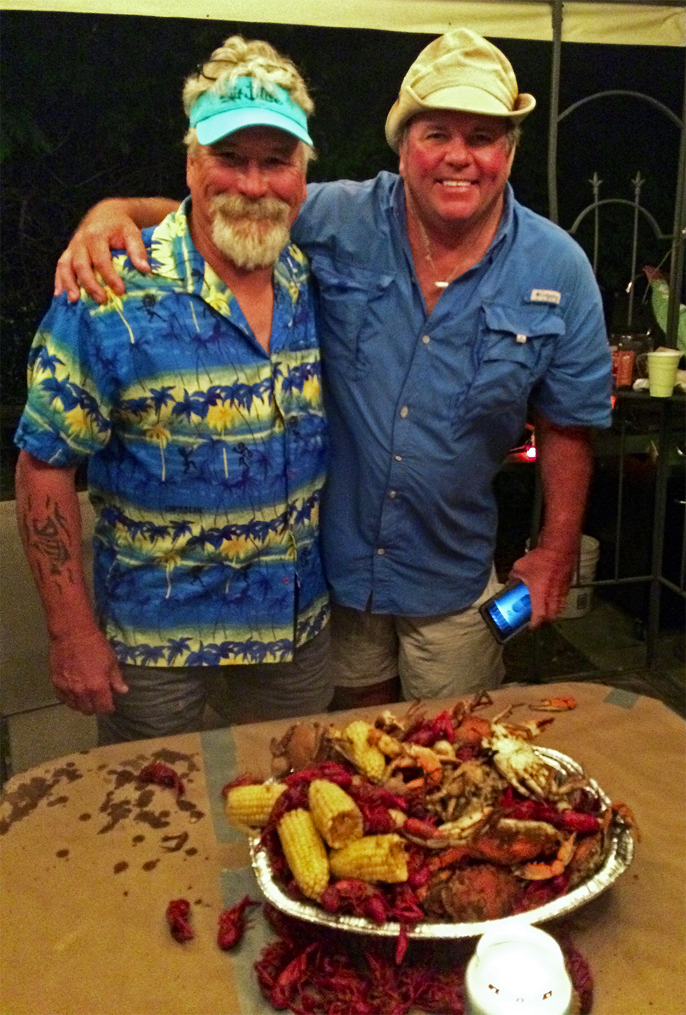 Jim Baugh Outdoors TV Cajun Crawfish Chesapeake Bay Crab Boil with