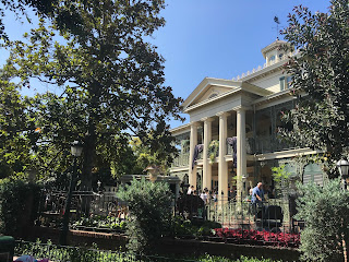 The Haunted Mansion Ride Entrance Disneyland