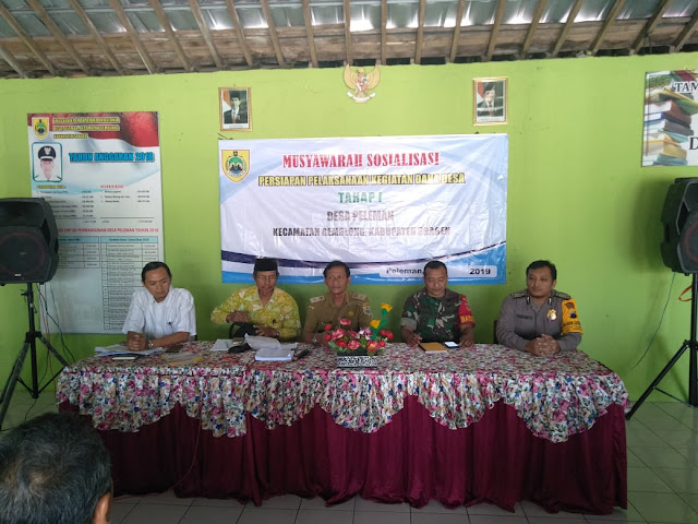 Sosialisasi Pelaksanaan Dana Desa Peleman Tahap I