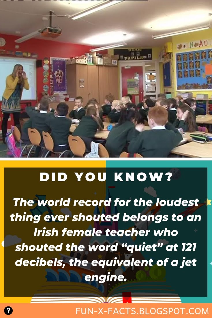The world record for the loudest thing ever shouted belongs to an Irish