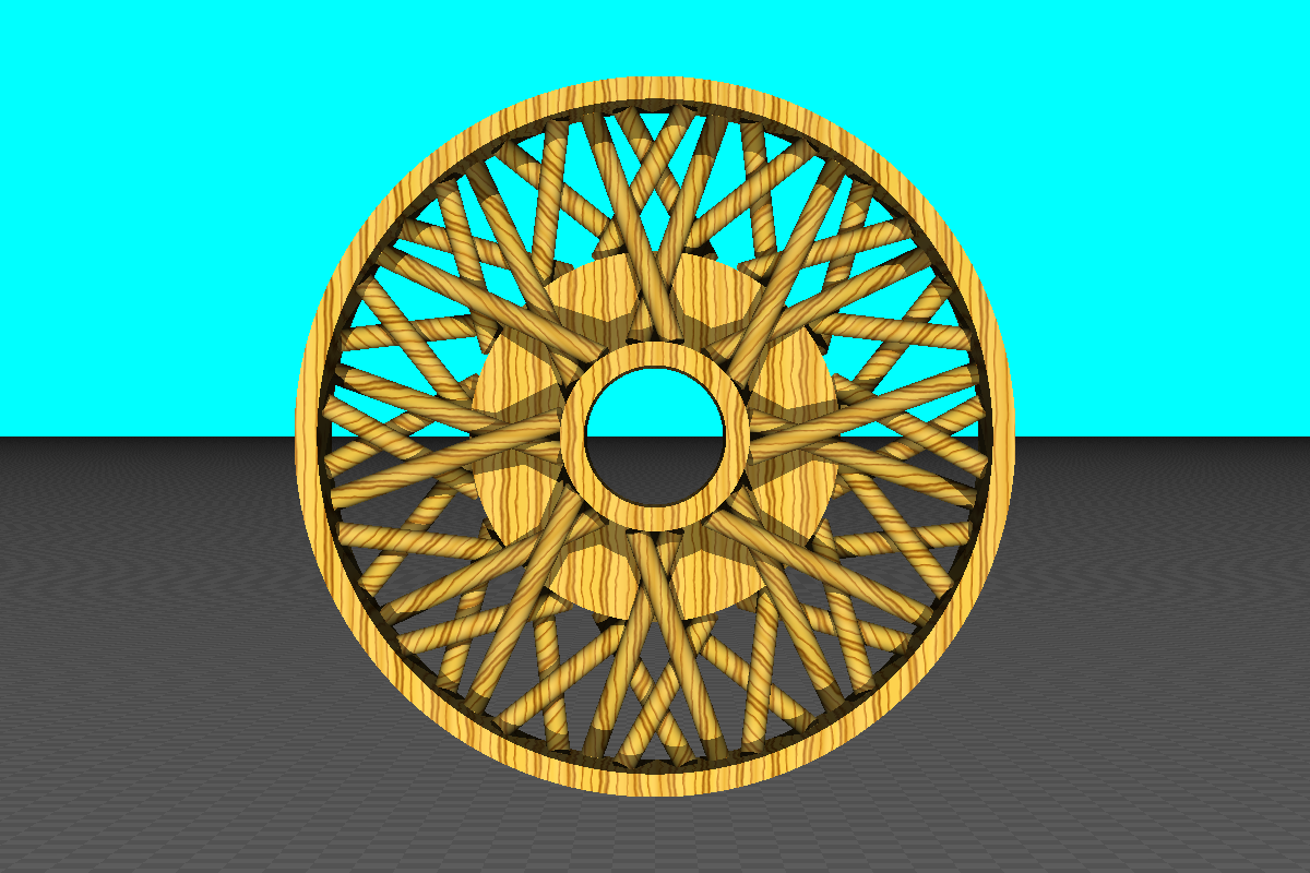 MSCCC Blog Designing Wooden Model Wire Wheels (Part 1)