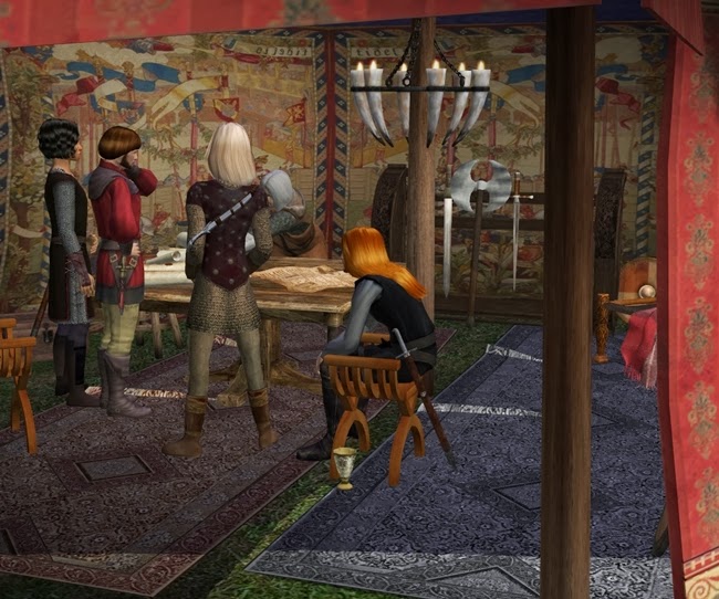 The Medieval Smithy Sims 2 Medieval Tents