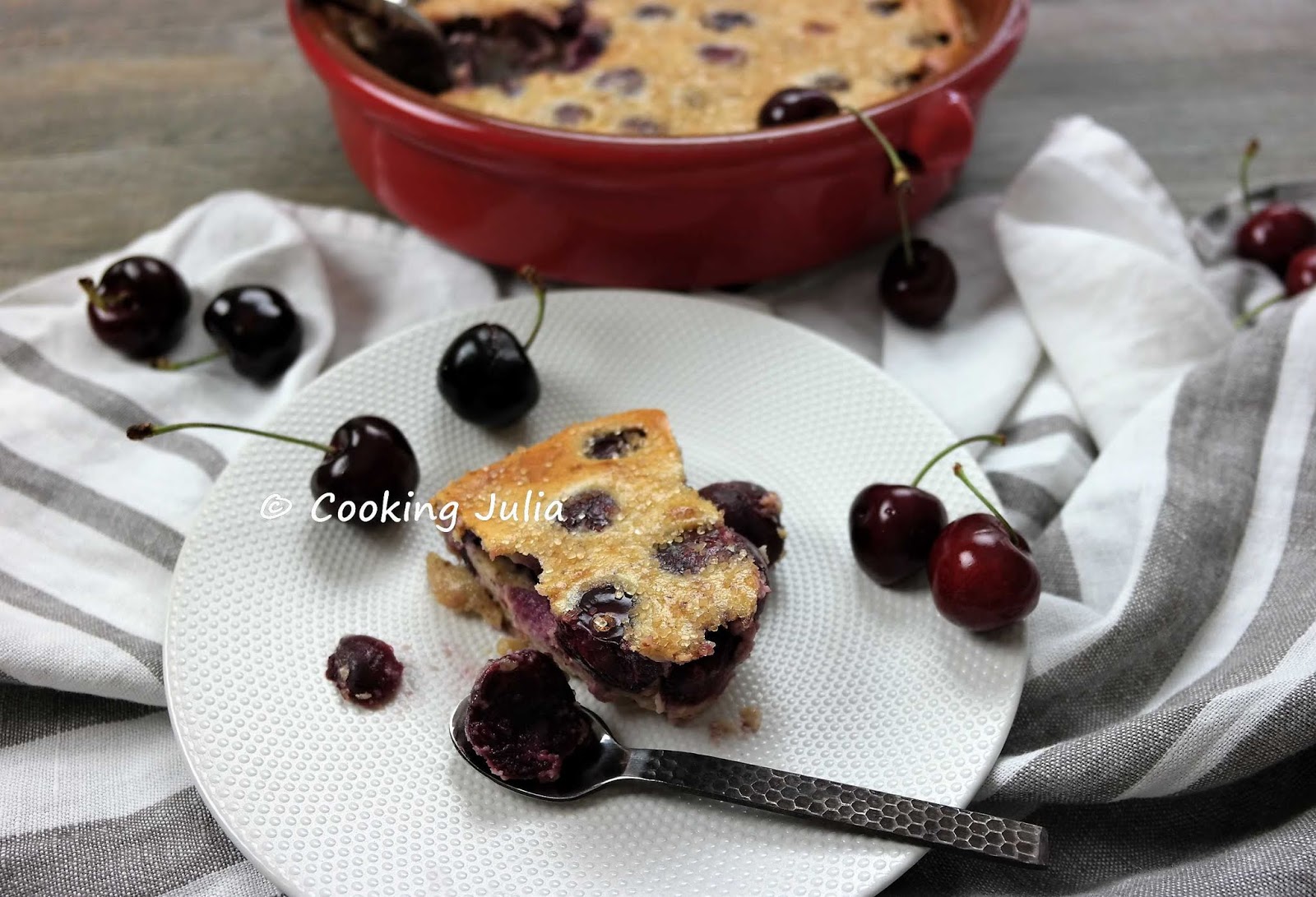Cooking Julia Clafoutis Aux Cerises De Guy Savoy