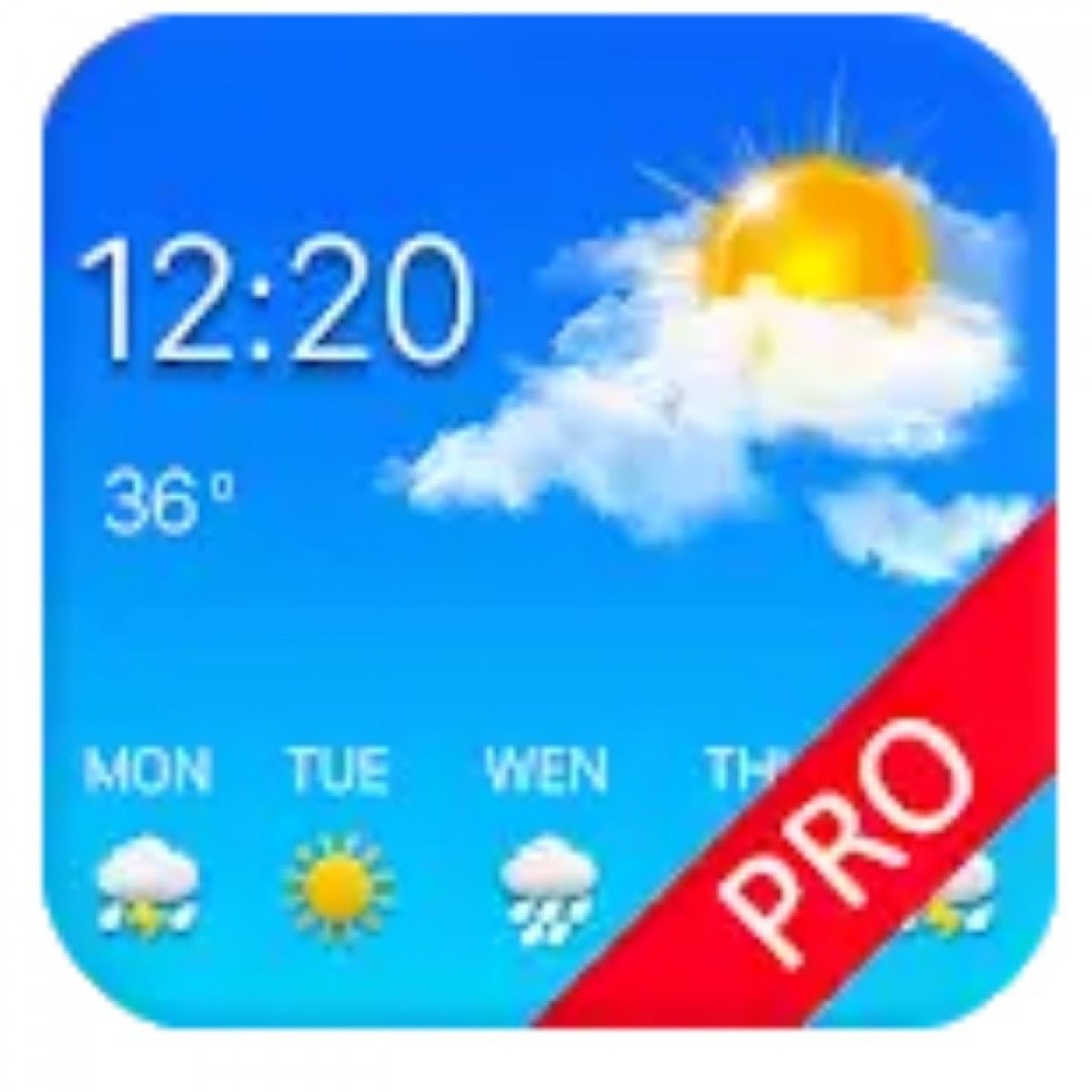 تحميل تطبيق حالة الطقس الاحترافي Weather & Radar Pro