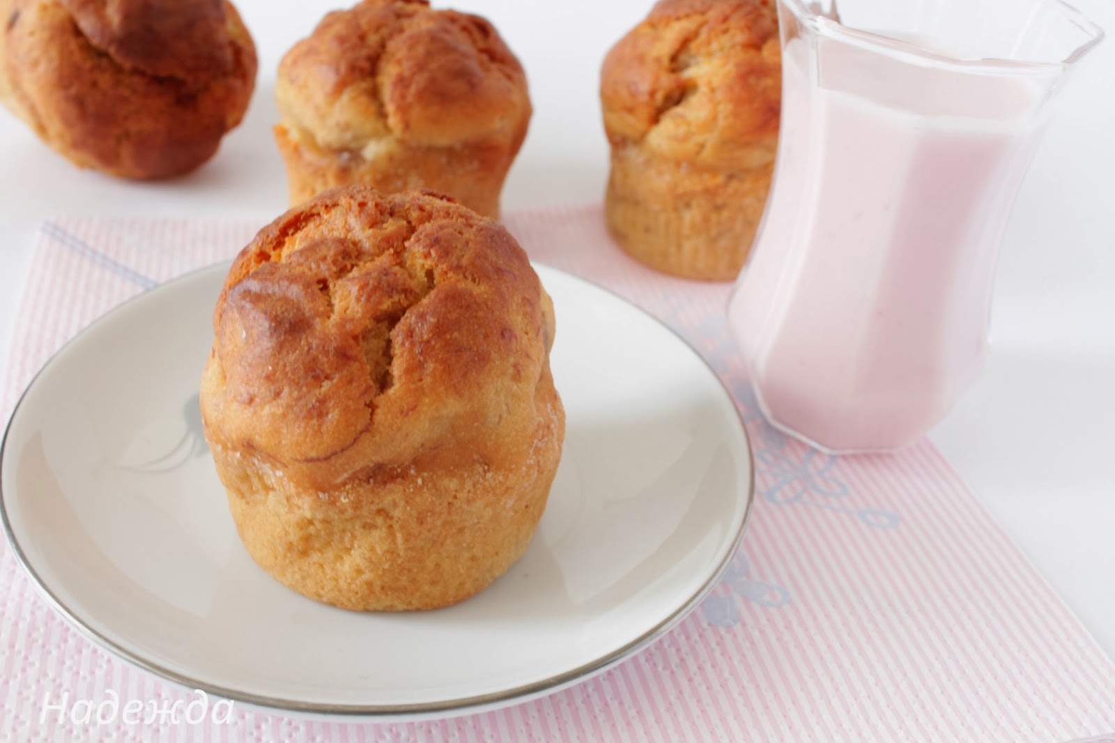 Кексы с сливочным сыром