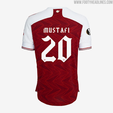 arsenal jersey numbers