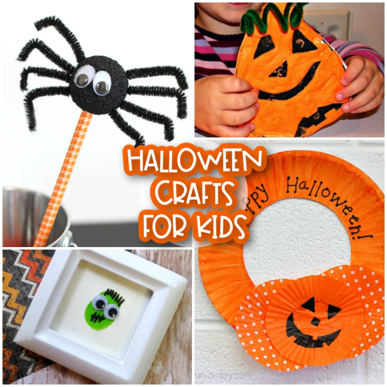 25+ Spooky Halloween crafts for kids (but not too spooky!!!) - Messy ...