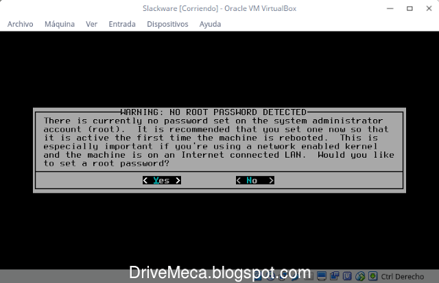 DriveMeca instalando Slackware Linux paso a paso