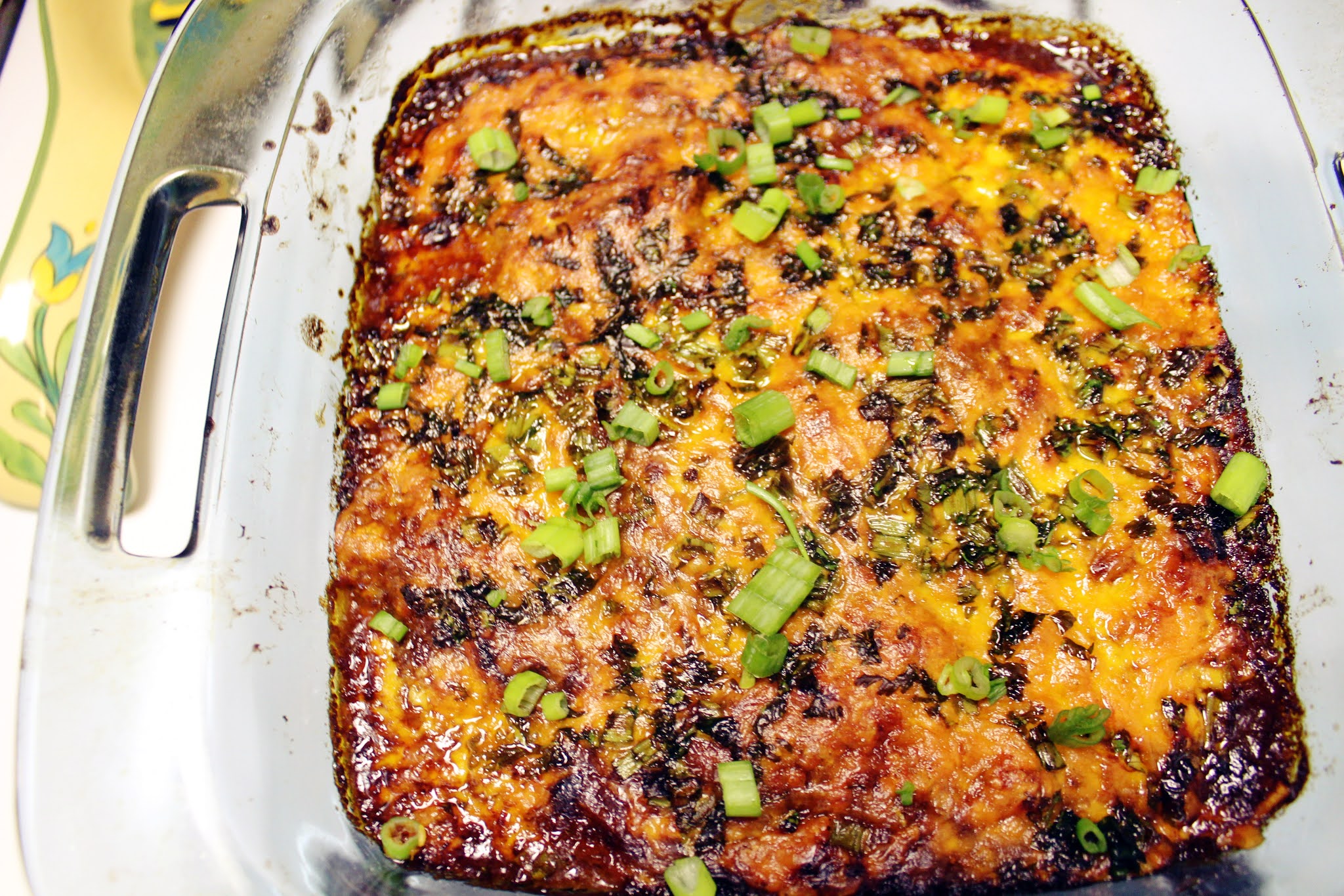 Those darn corn tortillas made me do it! (Enchilada Casserole Bake with
