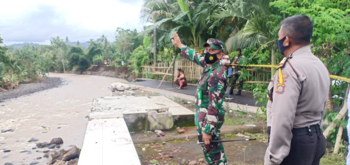 Banjir Bandang di Jembrana, Kodim Kirim Sembako