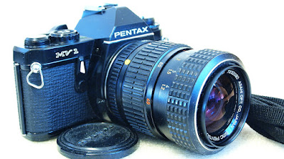 Pentax MV1 35mm SLR (Black) Body #866, SMC Pentax-M 40-80mm 1:2.8~4 #080