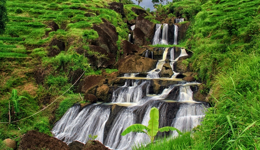 Air Terjun Kedung Kandang - Air Terjun Berundak di Pathuk Gunung Kidul