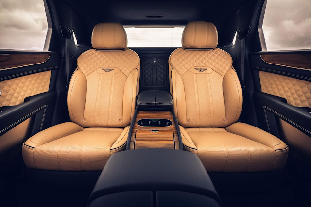 Bentley Bentayga para 4 ocupantes amplia o conforto