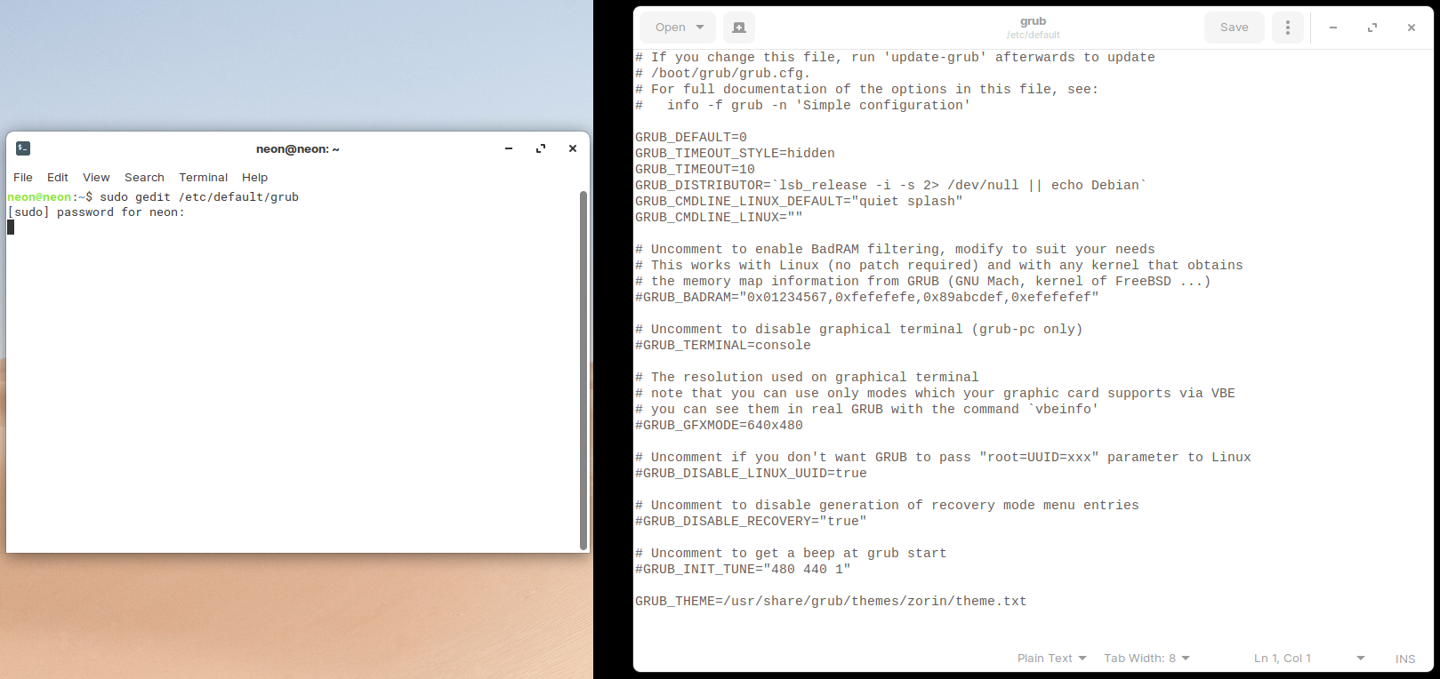 Cara Mengubah Kecepatan Boot Ubuntu Linux Grub Cara Mengubah Kecepatan Boot Ubuntu Linux Grub