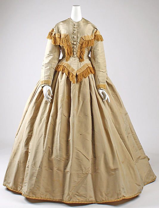 All The Pretty Dresses: 1860's Fringe Dress Previously Owned by the MET