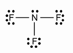 lewis structure for nitrogen trifluoride