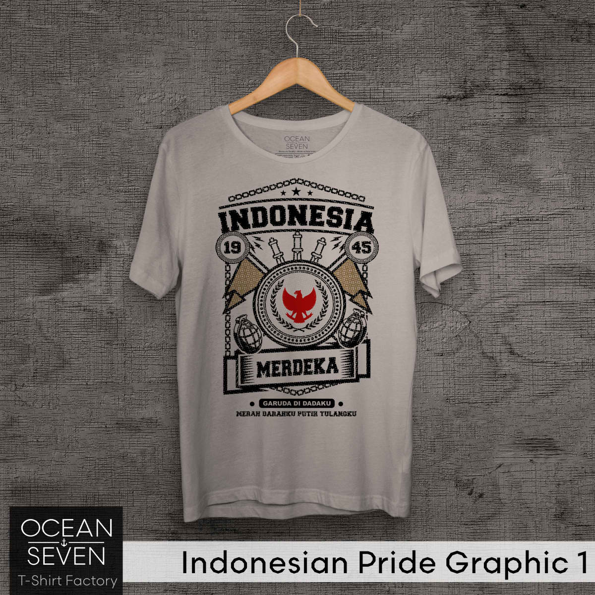 50 desain kaos 17 Agustus peringatan Hari Kemerdekaan Indonesia