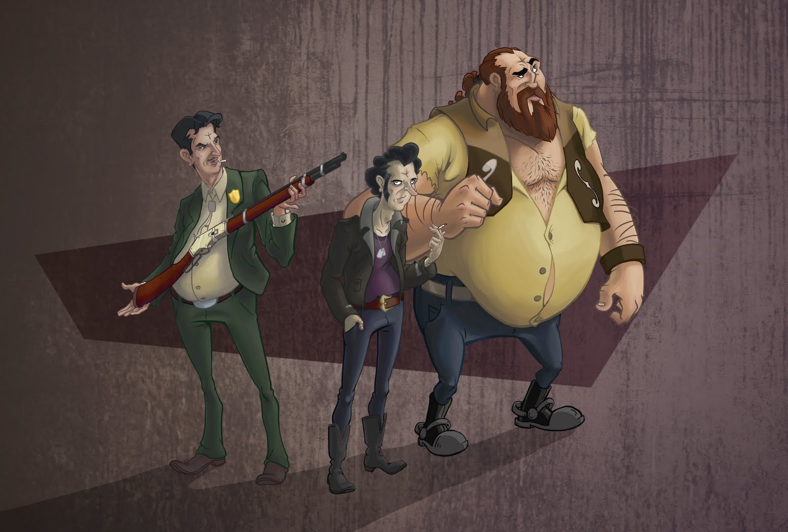 Parting the Curtain Tweeter and the Monkey Man Characters