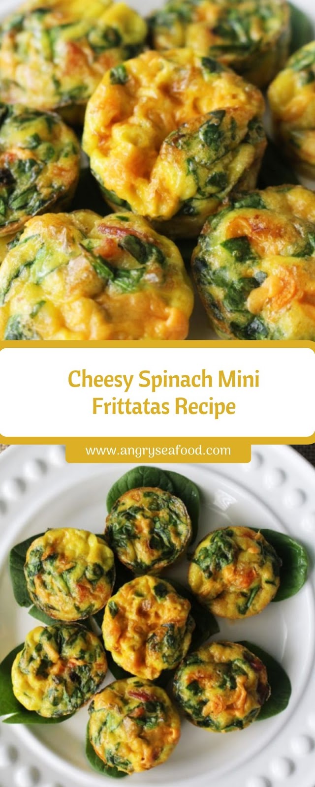 Cheesy Spinach Mini Frittatas Recipe Cheesy Spinach Mini Frittatas Recipe