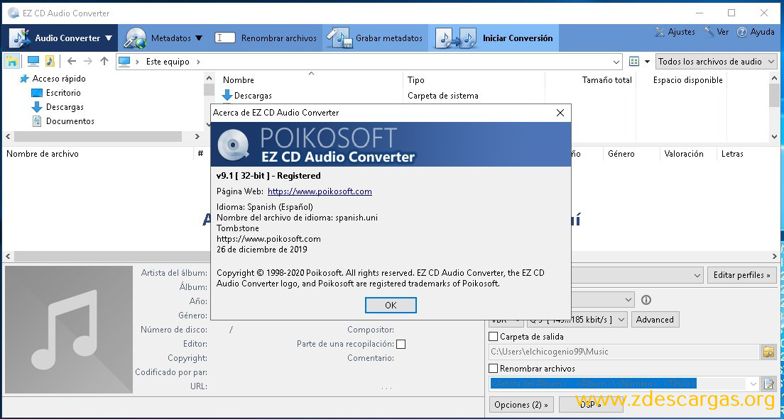 EZ CD Audio Converter Full Español