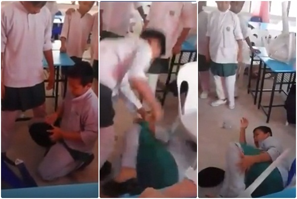 [Video] Melampau! Pelajar Sekolah Agama Dibuli, Dipukul Dengan Kerusi Plastik