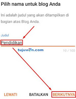 di hp android cara membuat blogger