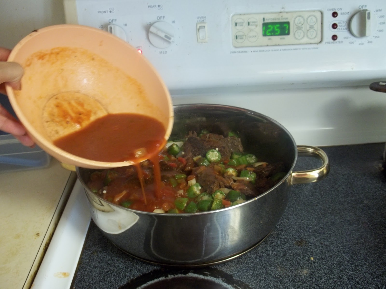 My Favorite Dinner Recipes Extraordinary Entree Stewed Beef and Okra