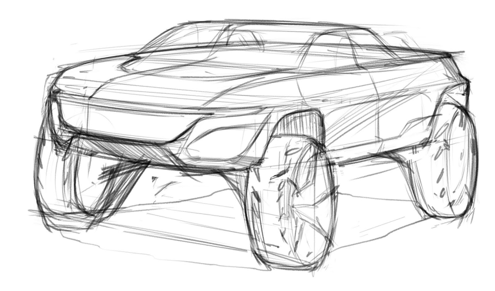 Toyota car drawing easy