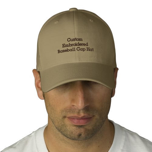 DIY Create Custom Embroidered Baseball Cap Hat