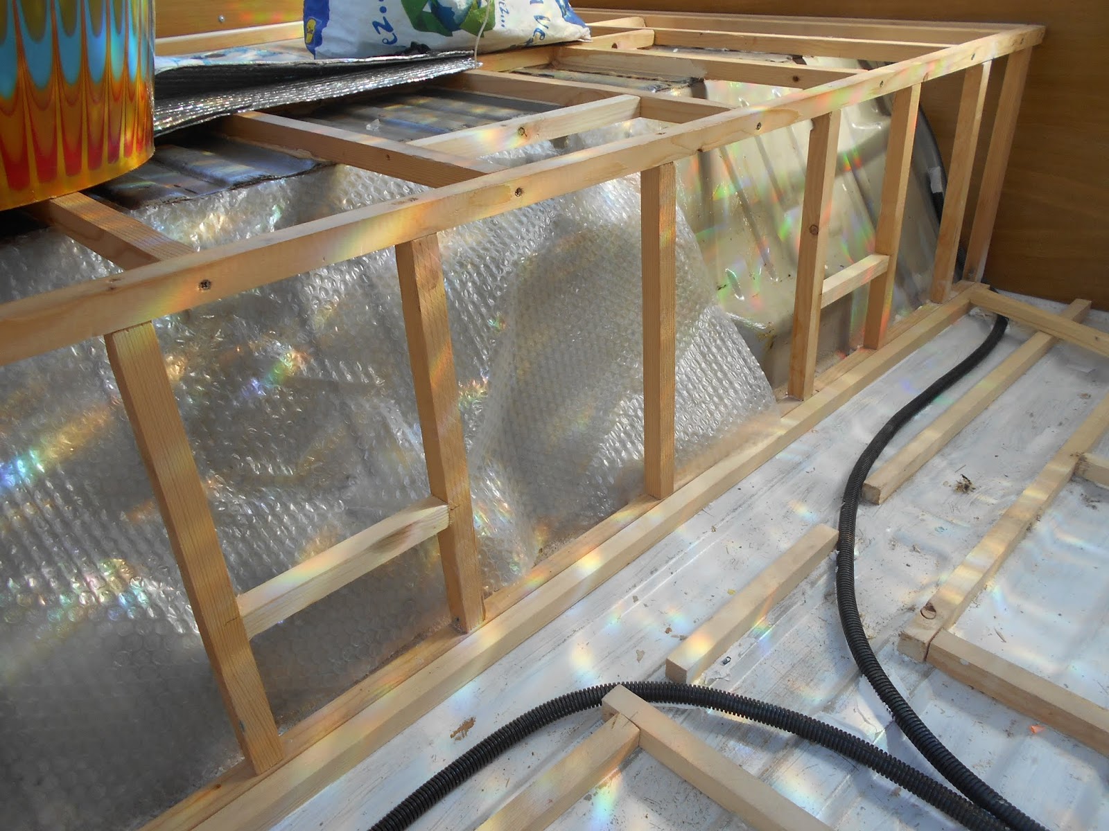 BohemiVan VANLIFE Fitting a Campervan Subfloor and Lino