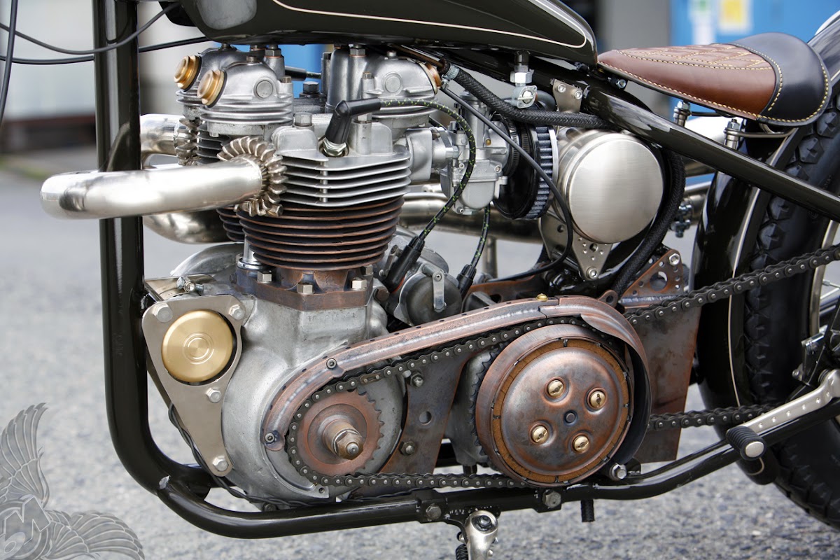 1958 triumph tr6 bobber | heiwa motorcycles